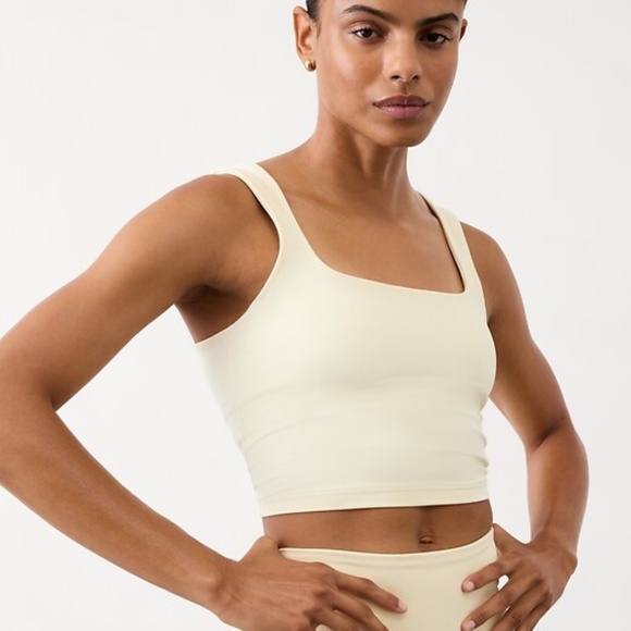 Athleta Transcend Square Neck Crop Bra D-DD M D-DD+ | Glow - Picture 2 of 6